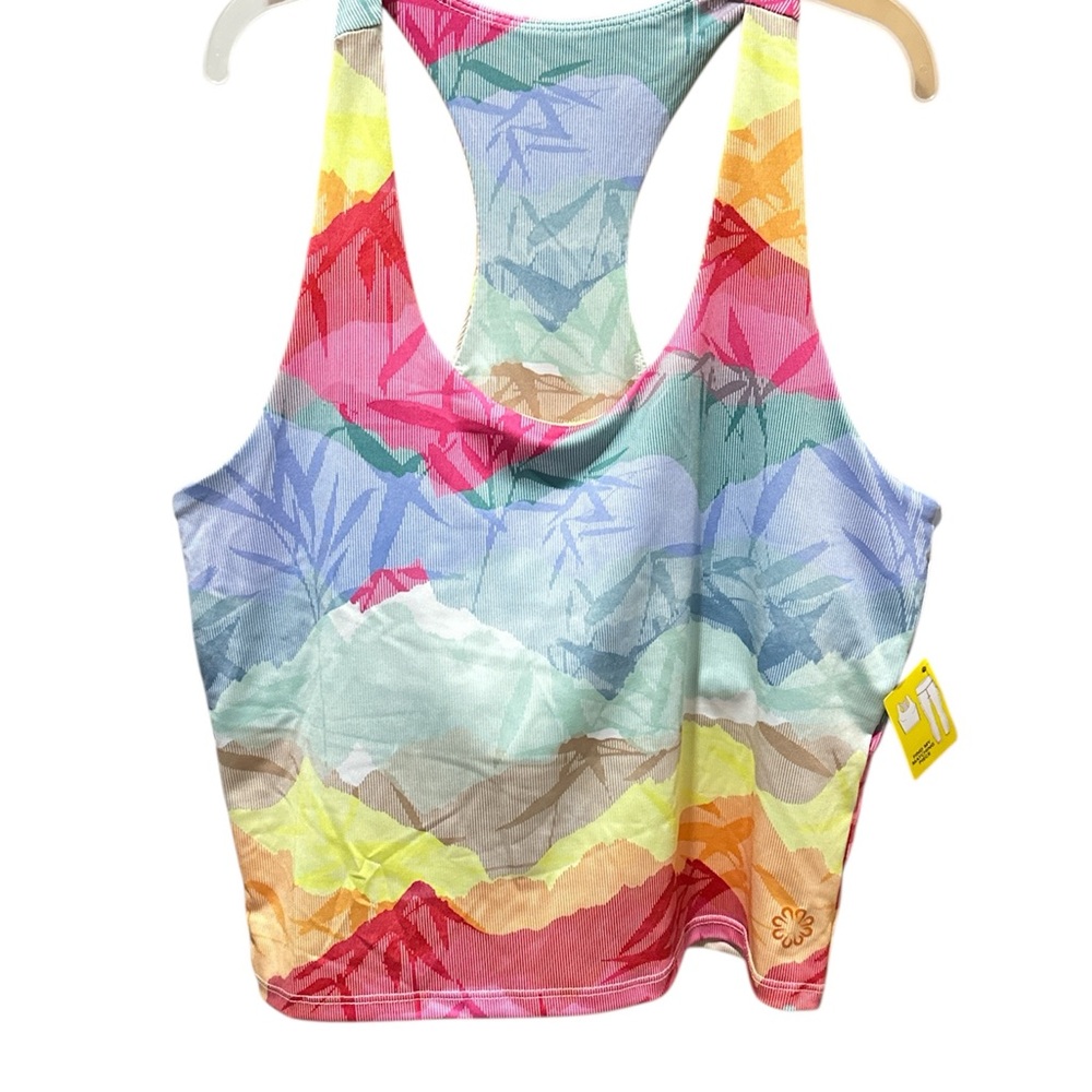 Pro Player Multicolor Racerback crop top